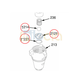 Acento Da Esfera De Tungstnio Mark V Bomba 245885 Original Graco