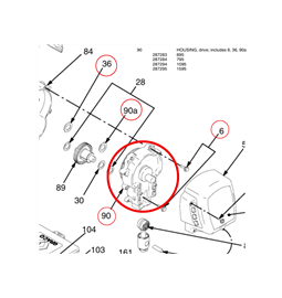 Caixa De Transmisso HSG 695/795/1095/1595 Graco Original